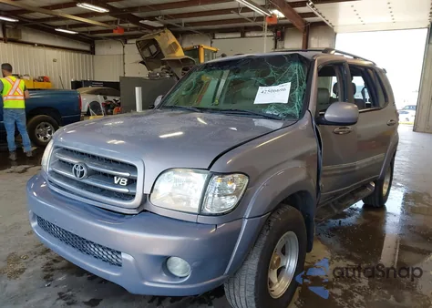 2001 Toyota Sequoia Limited V8 from USA, damaged, VIN 5TDBT48A91S053010
